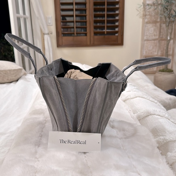 🚨SOLD🚨Balenciaga Papier Plate A6 Mini Suede Tote - Picture 12 of 12